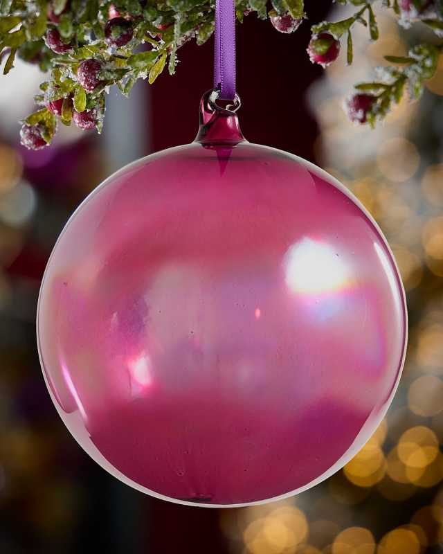 Royal Plum Ball Ornament